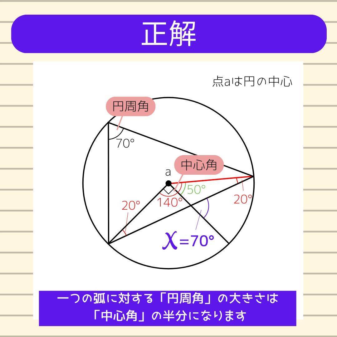 【角度当てクイズ Vol.2311】xの角度は何度？＜全3問＞