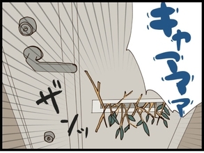 【漫画】今度は郵便受けに木の枝がぎゅうぎゅう詰め！ひどすぎる【旦那取り替えよう Vol.58】