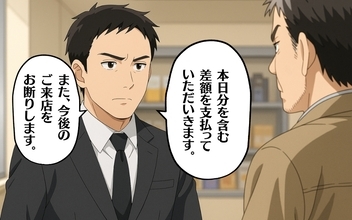 【漫画】「今後のご来店をお断りします」店長の通告ですべてを終わらせた【バイトトラブル Vol.7】