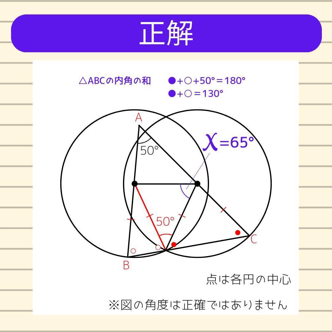 【角度当てクイズ Vol.2022】xの角度は何度？