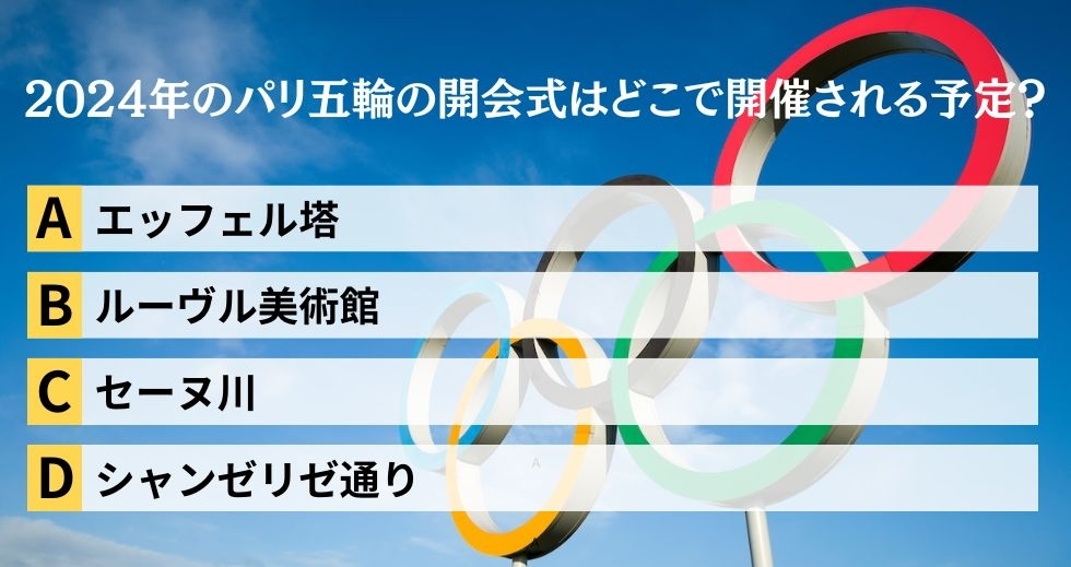 がんばれニッポン！ 2024年パリ五輪クイズ＜Vol.1＞