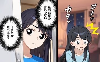 【漫画】何かの気配を感じたり、隣の部屋から物音が聞こえてきたり【あなたの隣は誰ですか？ Vol.4】
