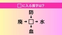 【穴埋め熟語クイズ Vol.4399】□に漢字を入れて4つの熟語を完成させてくださいの画像