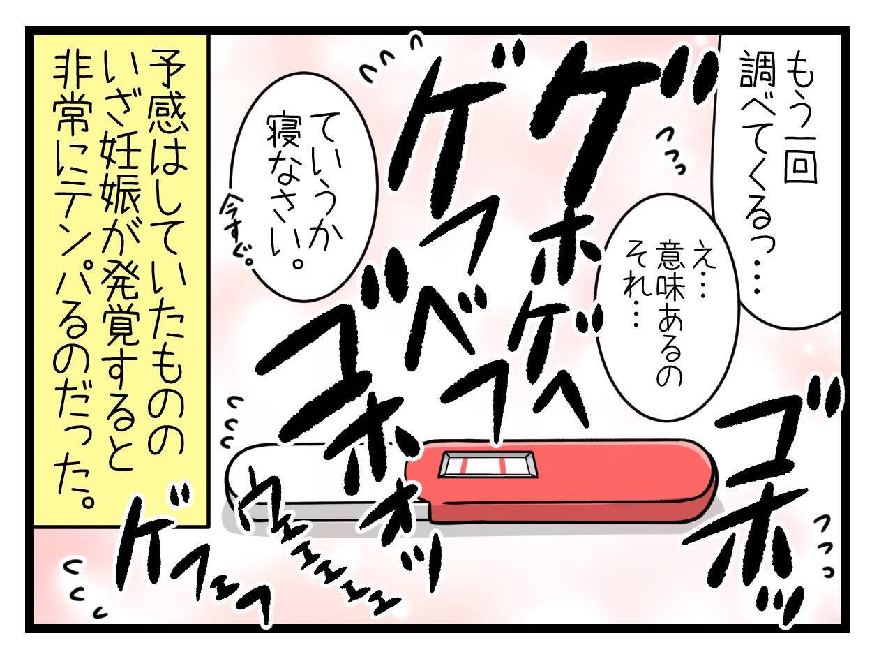 【漫画】妊娠検査薬で陽性反応が出た！予感はしていたけどパニック【一緒のお墓に入ろっか！ Vol.5】