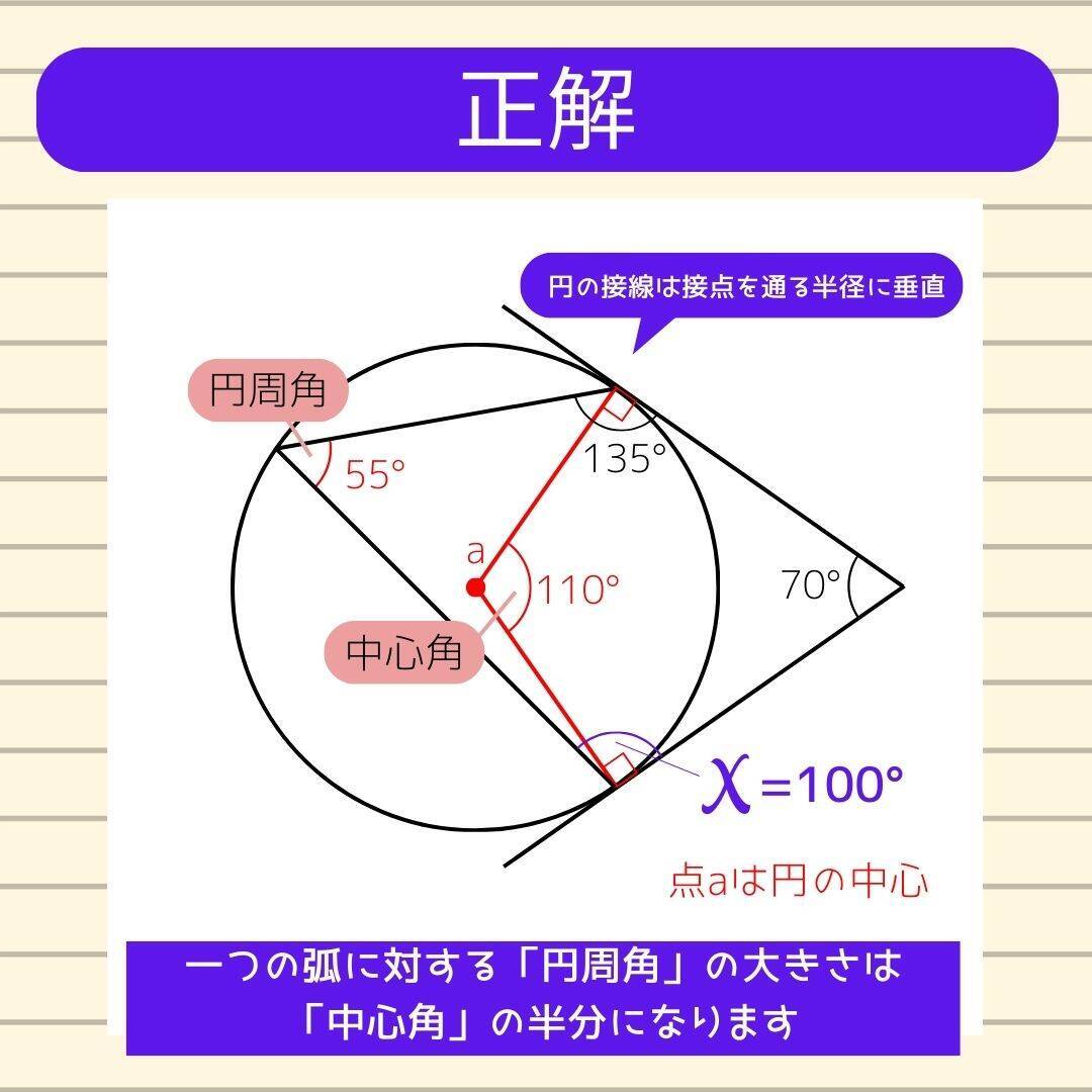 【角度当てクイズ Vol.1941】xの角度は何度？＜全3問＞