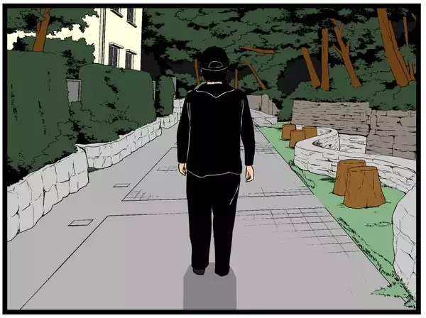 「【漫画】バイトを辞めた元カレに遭遇！ なぜ逃げる？【元引きこもりがバイトリーダー Vol.113】」の画像