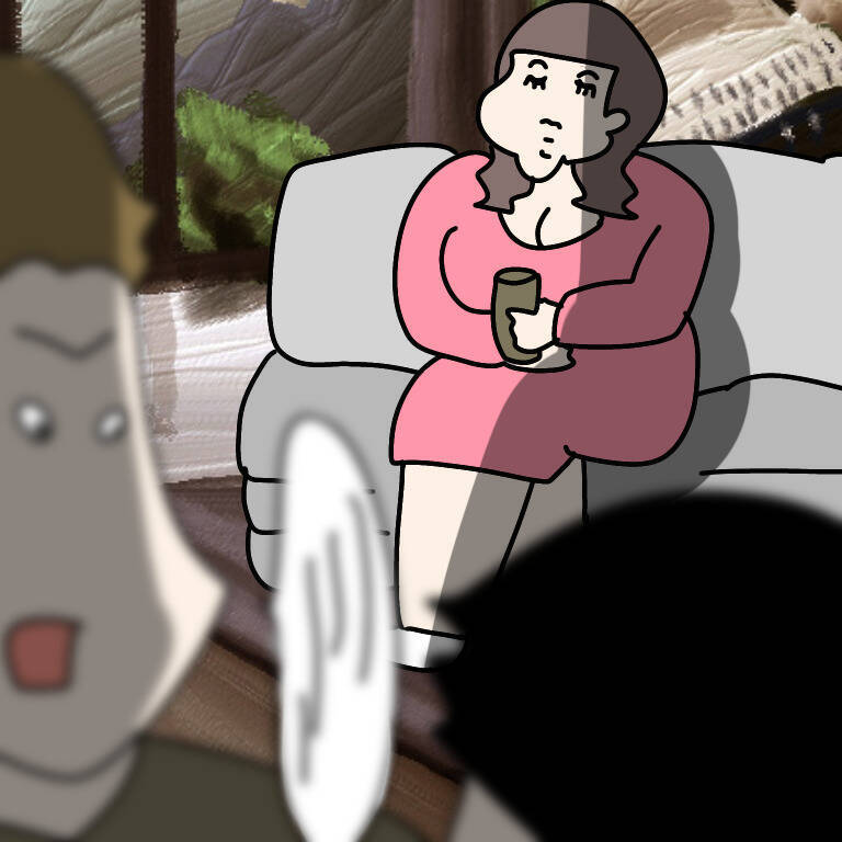 【漫画】作戦開始！まずはヤバ美を「先生」とおだてて2人きりに【非常識な女がウチにきた Vol.73】