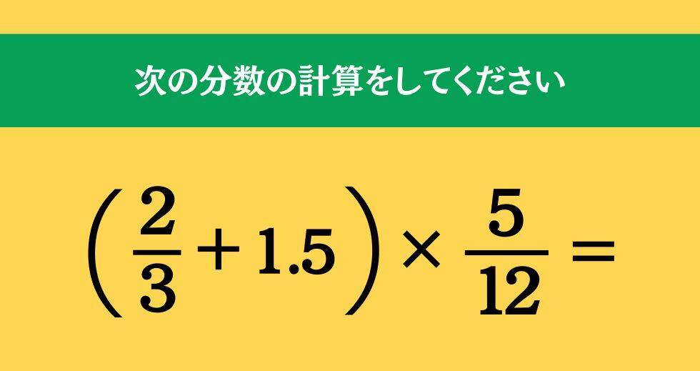 大人ならわかる？ 小学校の「算数」問題＜Vol.2413＞