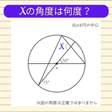 【角度当てクイズ Vol.948】xの角度は何度？