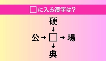【穴埋め熟語クイズ Vol.3907】□に漢字を入れて4つの熟語を完成させてください