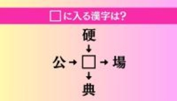 【穴埋め熟語クイズ Vol.3907】□に漢字を入れて4つの熟語を完成させてください