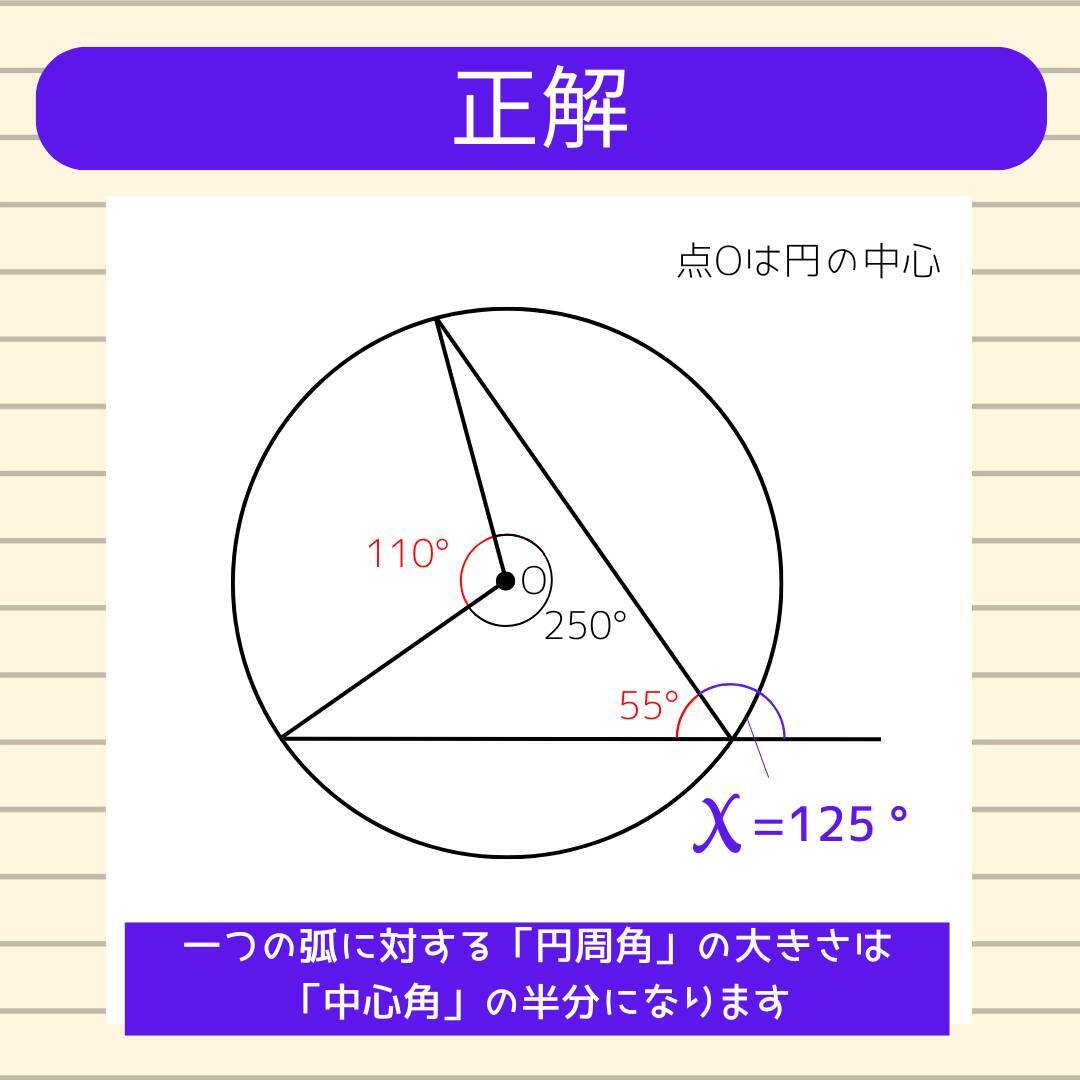 【角度当てクイズ Vol.2219】xの角度は何度？＜全3問＞