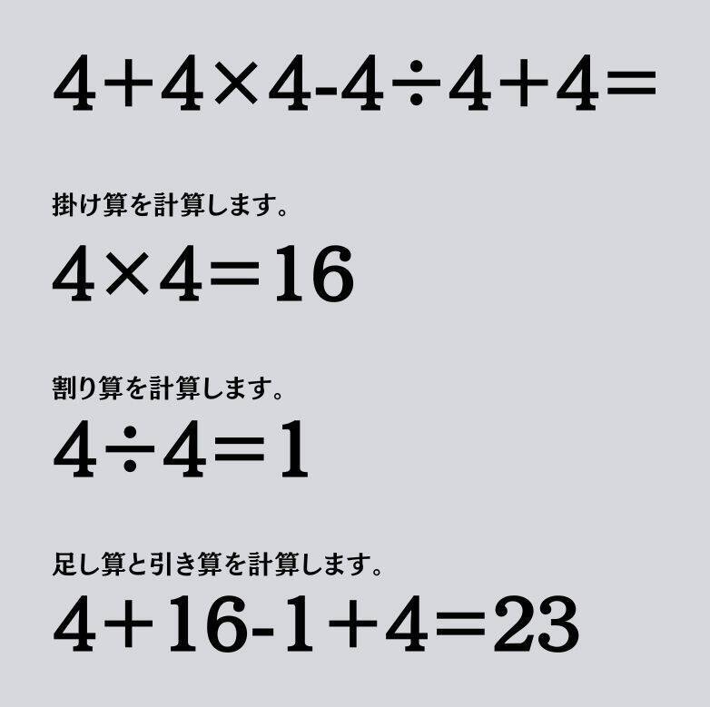 大人ならわかる？ 小学校の「算数」問題＜Vol.2240＞