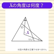 【角度当てクイズ Vol.520】xの角度は何度？