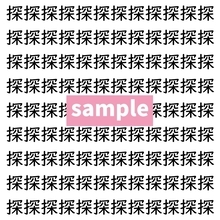 【漢字探し】ずらっと並んだ「探」の中にまぎれた別の漢字一文字は？