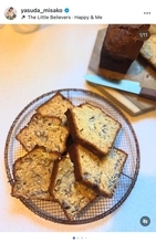 安田美沙子、次男とお菓子作りにほっこり　家族との食卓をインスタで公開