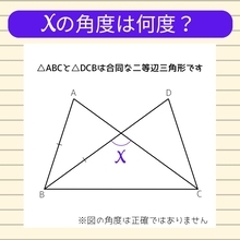 【角度当てクイズ Vol.1246】xの角度は何度？