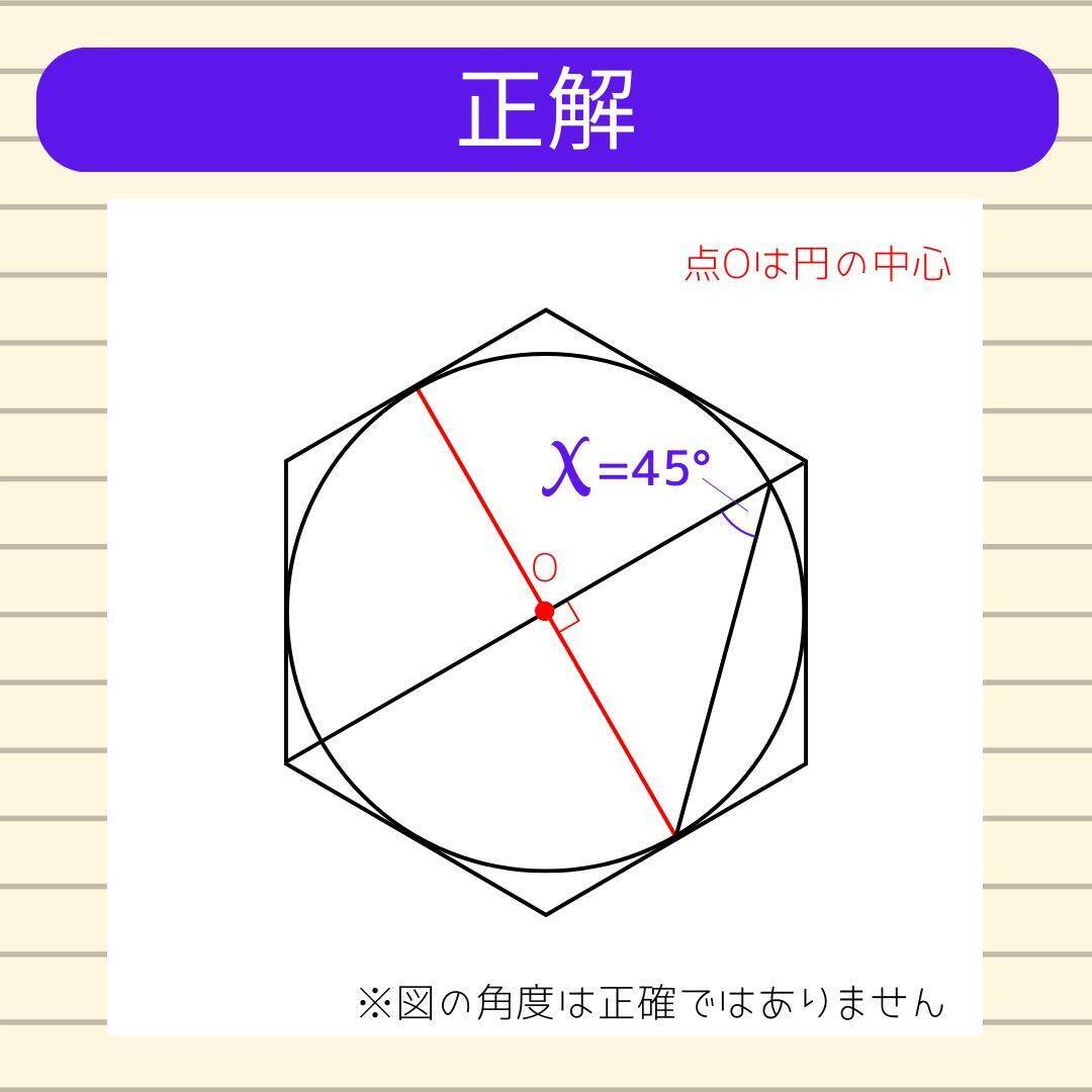 【角度当てクイズ Vol.1986】xの角度は何度？