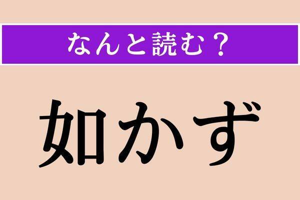 【難読漢字】「如かず」正しい読み方は？「越したことはない」という意味です