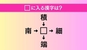 【穴埋め熟語クイズ Vol.4171】□に漢字を入れて4つの熟語を完成させてくださいの画像