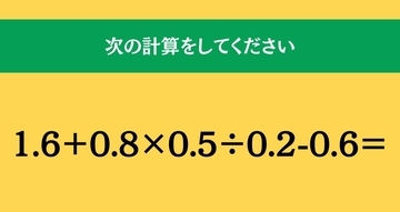 大人ならわかる？ 小学校の「算数」問題＜Vol.2134＞