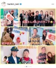 平愛梨、福島でラジオ局20周年イベント参加　スタッフが夫・長友佑都選手のお面をつけてお出迎え