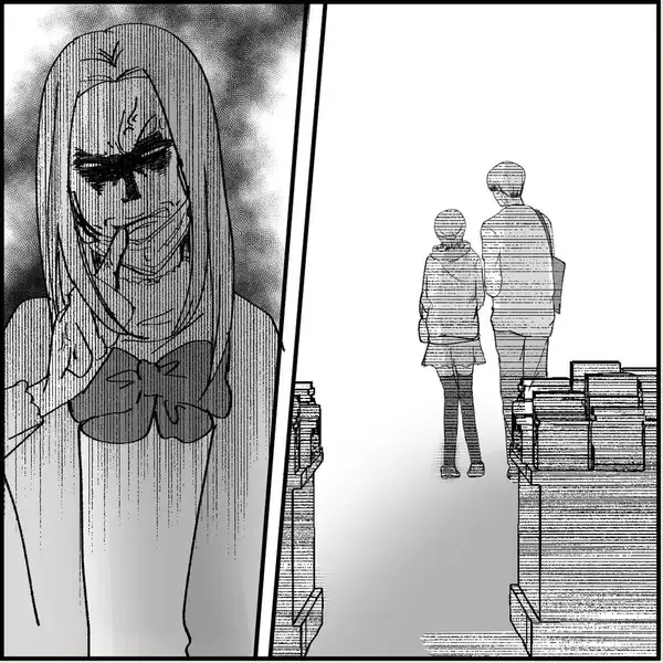 「【漫画】マリィ対策の偽デートへ　誰かにつけられている？【絶望のマリィさん Vol.11】」の画像