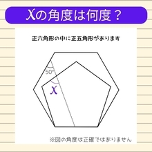 【角度当てクイズ Vol.2498】xの角度は何度？