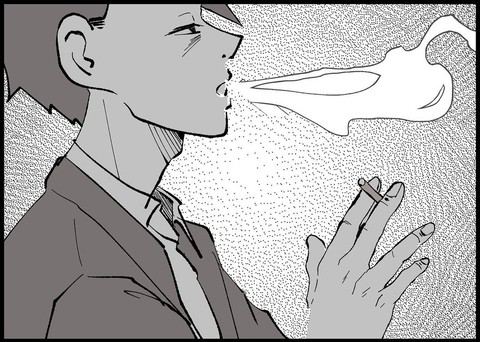 【漫画】帰宅と同時に鞄を床に投げつけ、なんとタバコを吸いだした【僕と帰ってこない妻 Vol.372】の画像