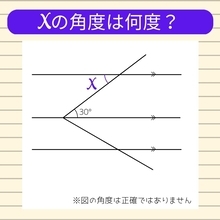 【角度当てクイズ Vol.24】xの角度は何度？