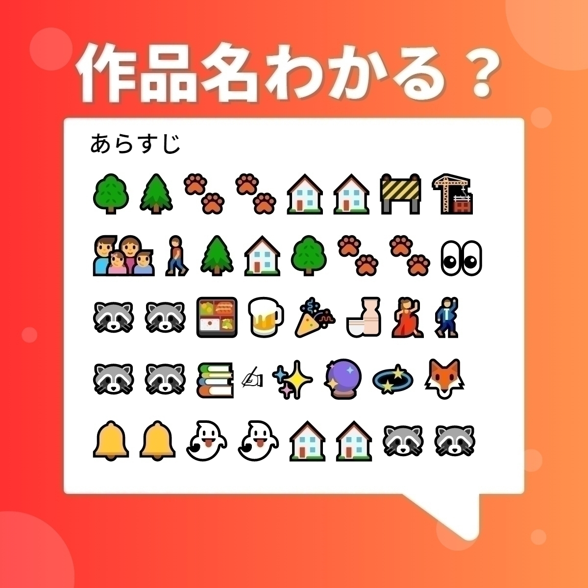 動物が出てくる有名映画！　絵文字から作品名を当ててみて【AIクイズ Vol.4】