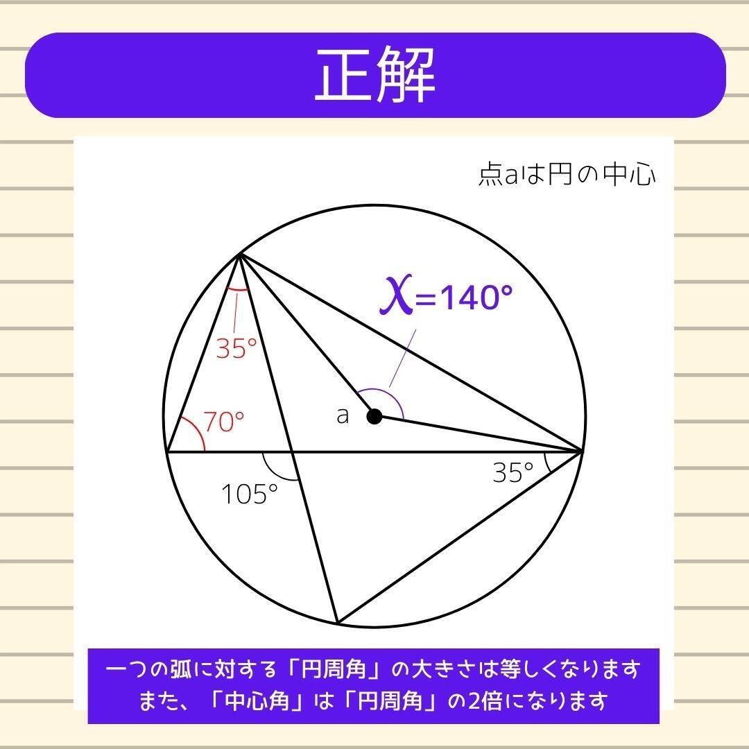 【角度当てクイズ Vol.2037】xの角度は何度？＜全3問＞