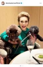 デヴィ夫人、渋谷のドッグカフェで愛犬たちと優雅なひととき「人と動物が共生できるってワンダフル！」