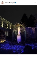 松田美由紀、29年続ける教会でのクリスマス　亡き母への報告と自己省察の時間を公開