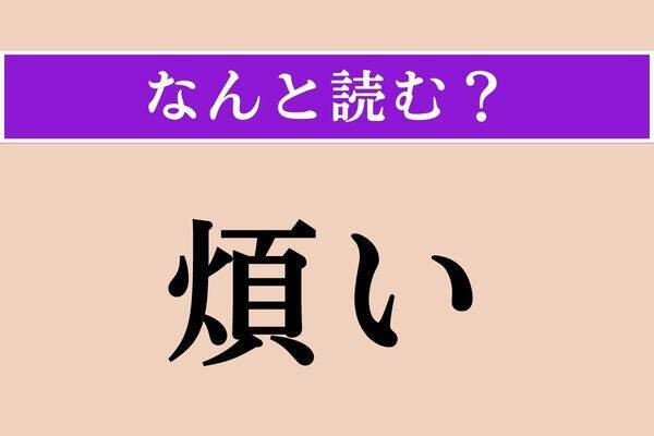 【難読漢字】「煩い」正しい読み方は？ 「五月蝿い」と同じ読み方です