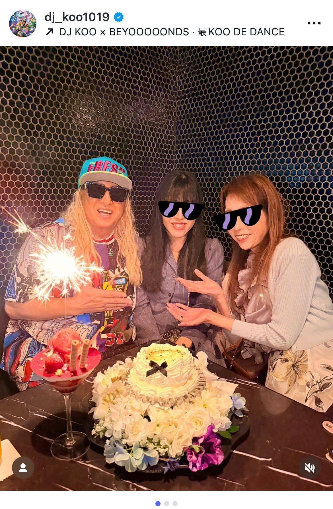 DJ KOO、娘の誕生日を家族で祝福「思いっきり人生楽しんで下さい!!」