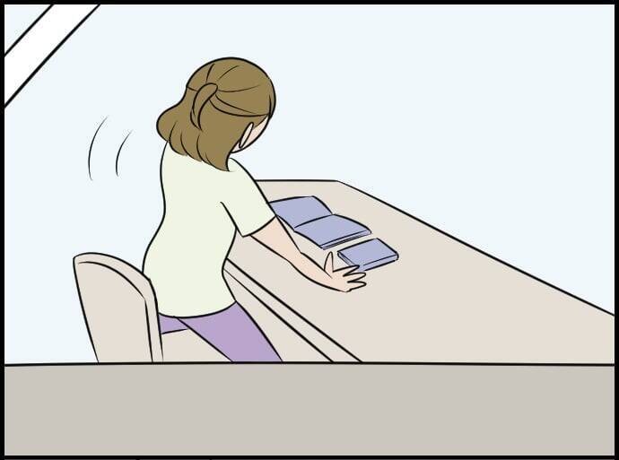 【漫画】僕は後ろ髪を引かれる思いで図書館を後にした【価値観離婚 Vol.38】