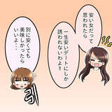 「【漫画】焼き鳥デートに喜んでいたら「安い女だと思われる」【人の価値はモテ度で決まる Vol.11】」の画像6
