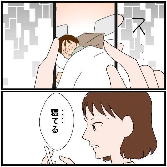 【漫画】酔い潰れた友人の寝顔を撮ってツインルームの理由を主張【優しい夫とその同僚 Vol.29】
