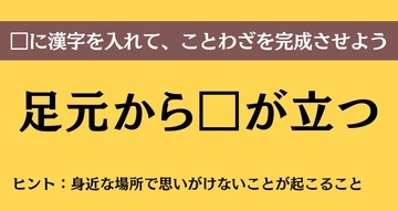 大人ならわかる？ 中学校の「国語」問題＜Vol.874＞