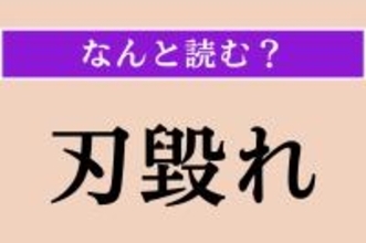 【難読漢字】「刃毀れ」正しい読み方は？ 包丁でも起こります