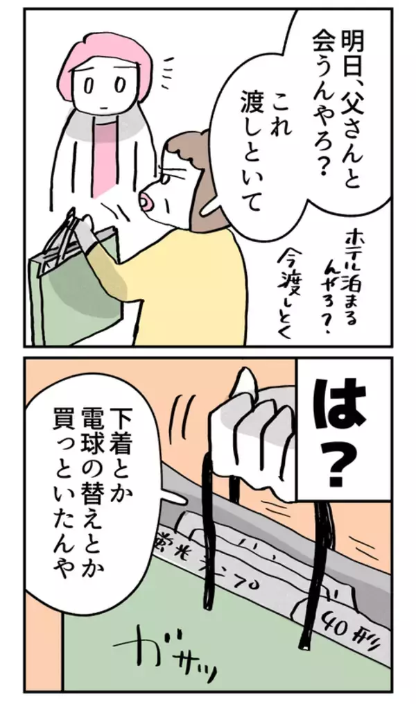 「なにコレ!? 母に渡された紙袋の中身に嫌な予感…！」の画像