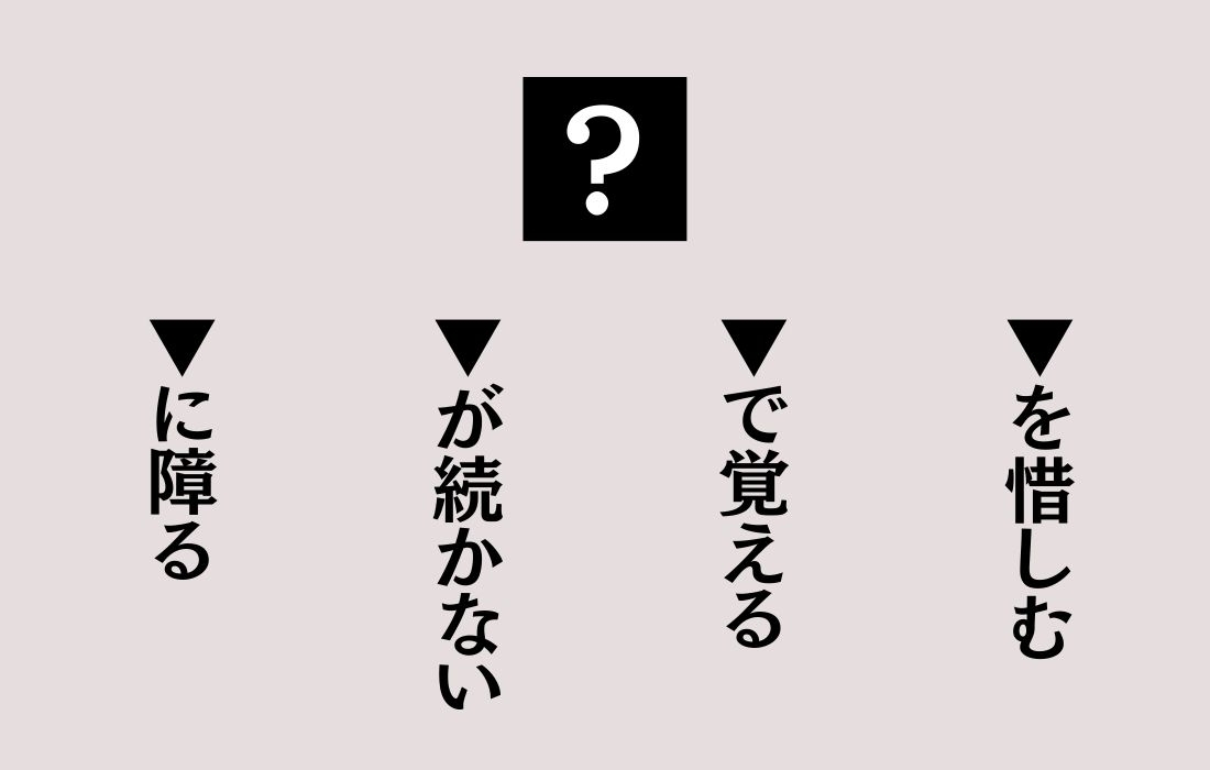 【穴埋めクイズ Vol.124】■に入る漢字を当てよう