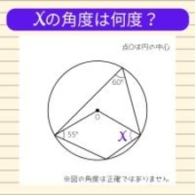 【角度当てクイズ Vol.1968】xの角度は何度？