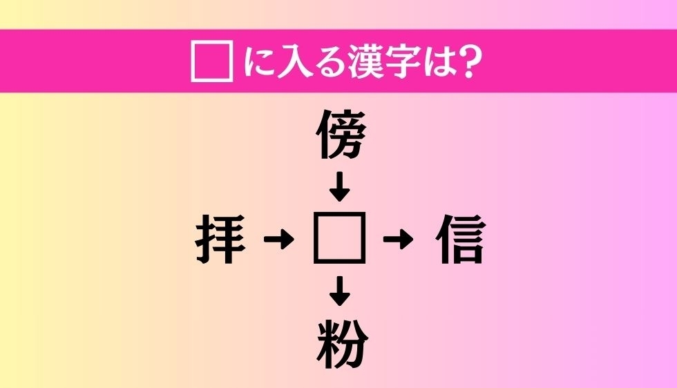 【穴埋め熟語クイズ Vol.4317】□に漢字を入れて4つの熟語を完成させてください