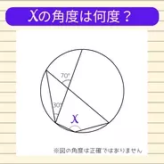 【角度当てクイズ Vol.2092】xの角度は何度？