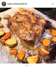 西山茉希、オーブンに入れて待つだけの手作りローストポークのレシピを紹介「今日の自分を褒めれます」