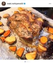 西山茉希、オーブンに入れて待つだけの手作りローストポークのレシピを紹介「今日の自分を褒めれます」