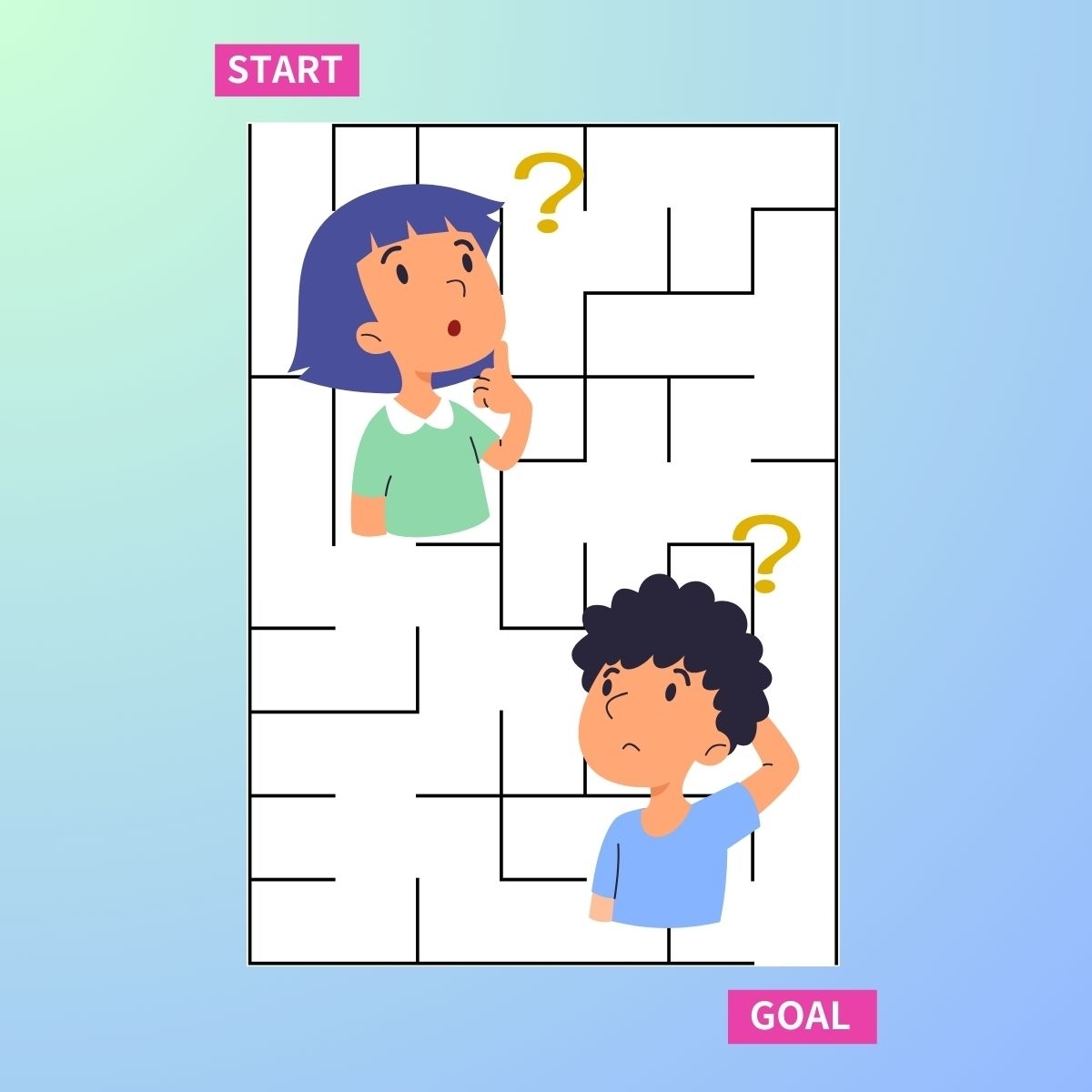 【Maze】Avoid Dead Ends and Aim for the Goal!＜3＞