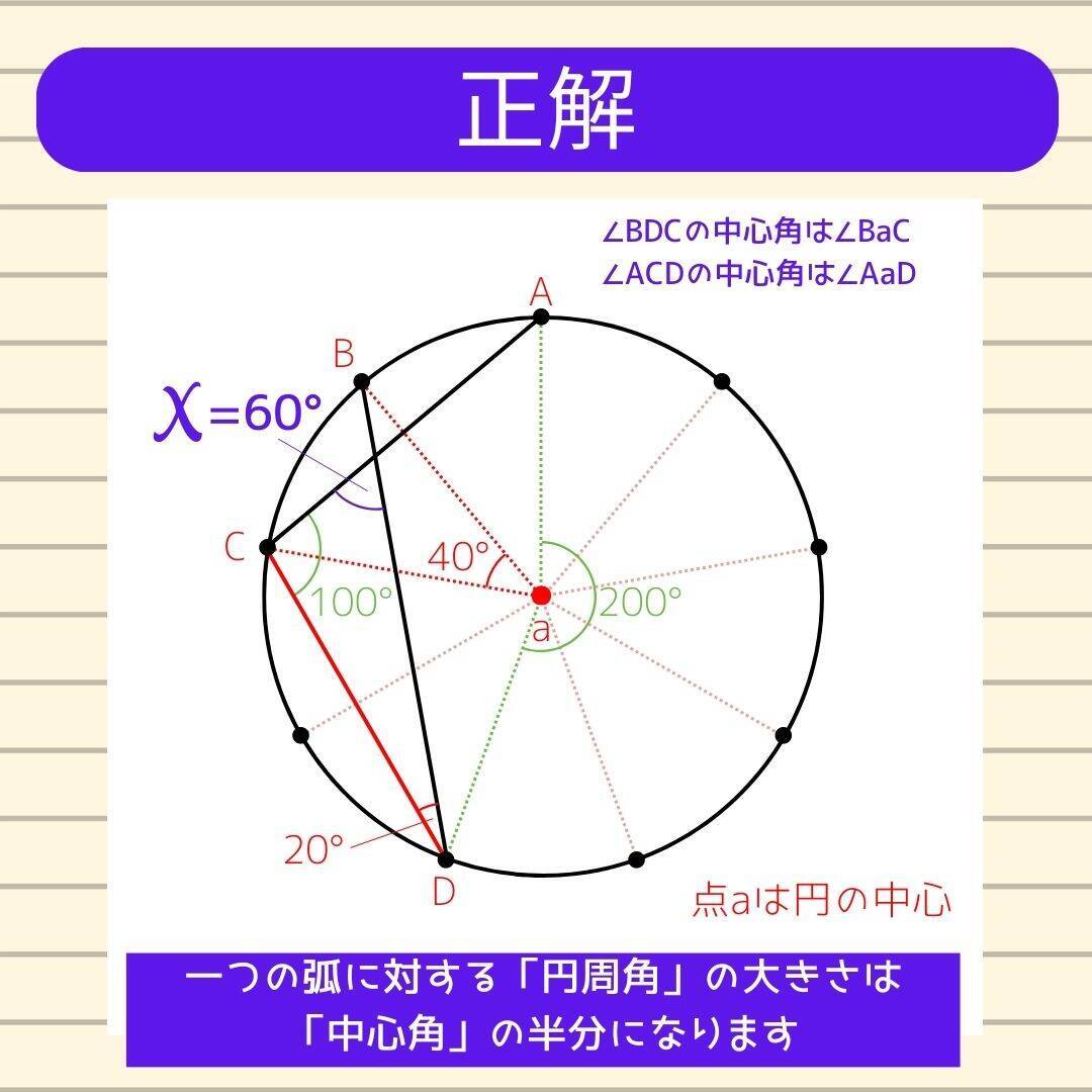 【角度当てクイズ Vol.1815】xの角度は何度？＜全3問＞